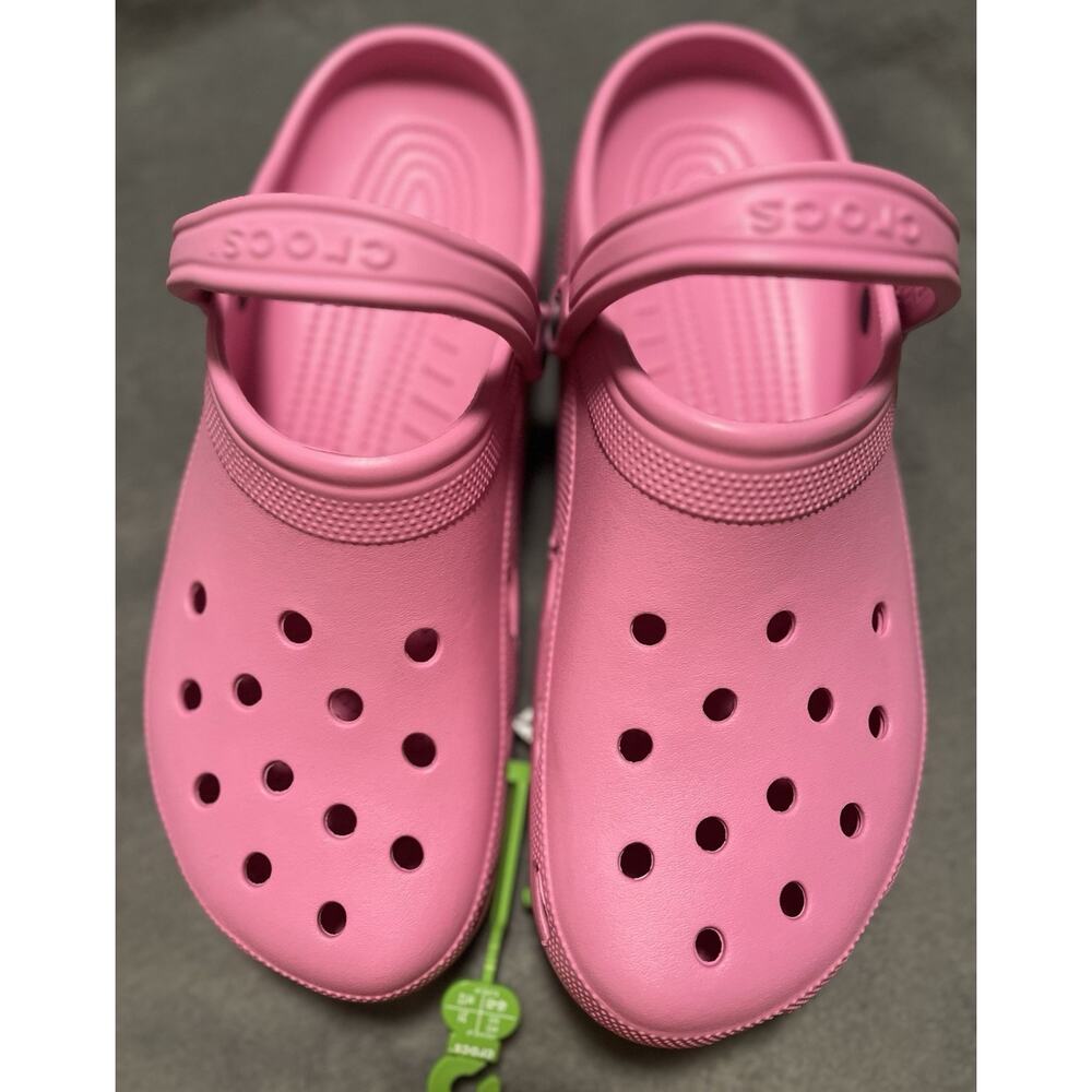 Crocs Classic Clog Authentic Shoe Style 10001 Taffy Pink Men's Size 13 - Picture 2 of 7